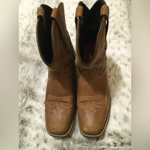 Justin Boots Brown Ankle Booties